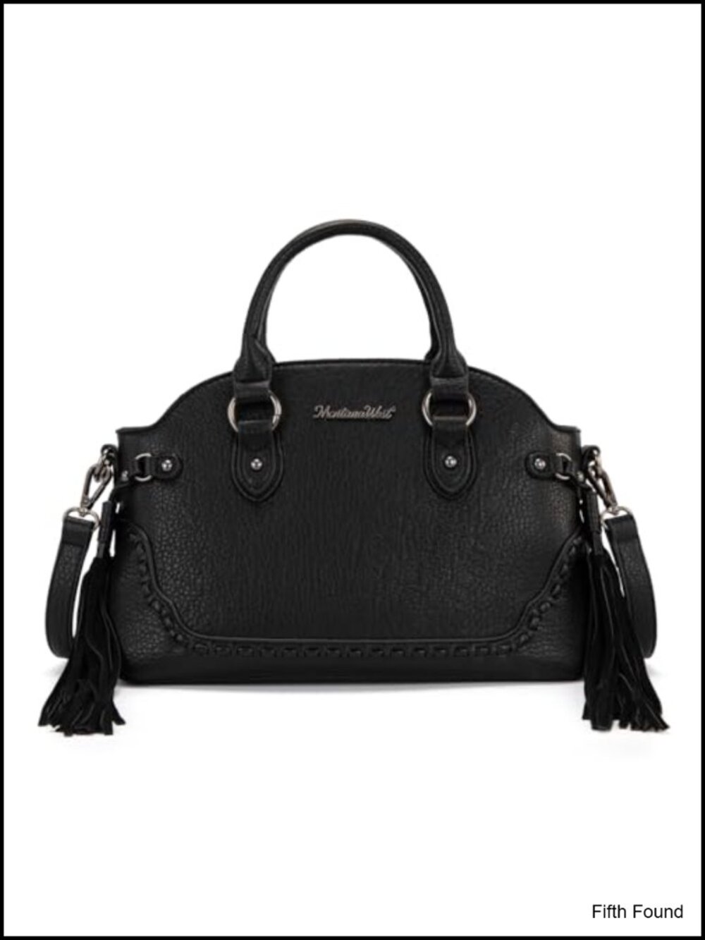 Montana West Fringe Satchel Handbag Western Tassel PU Leather Shoulder Bag